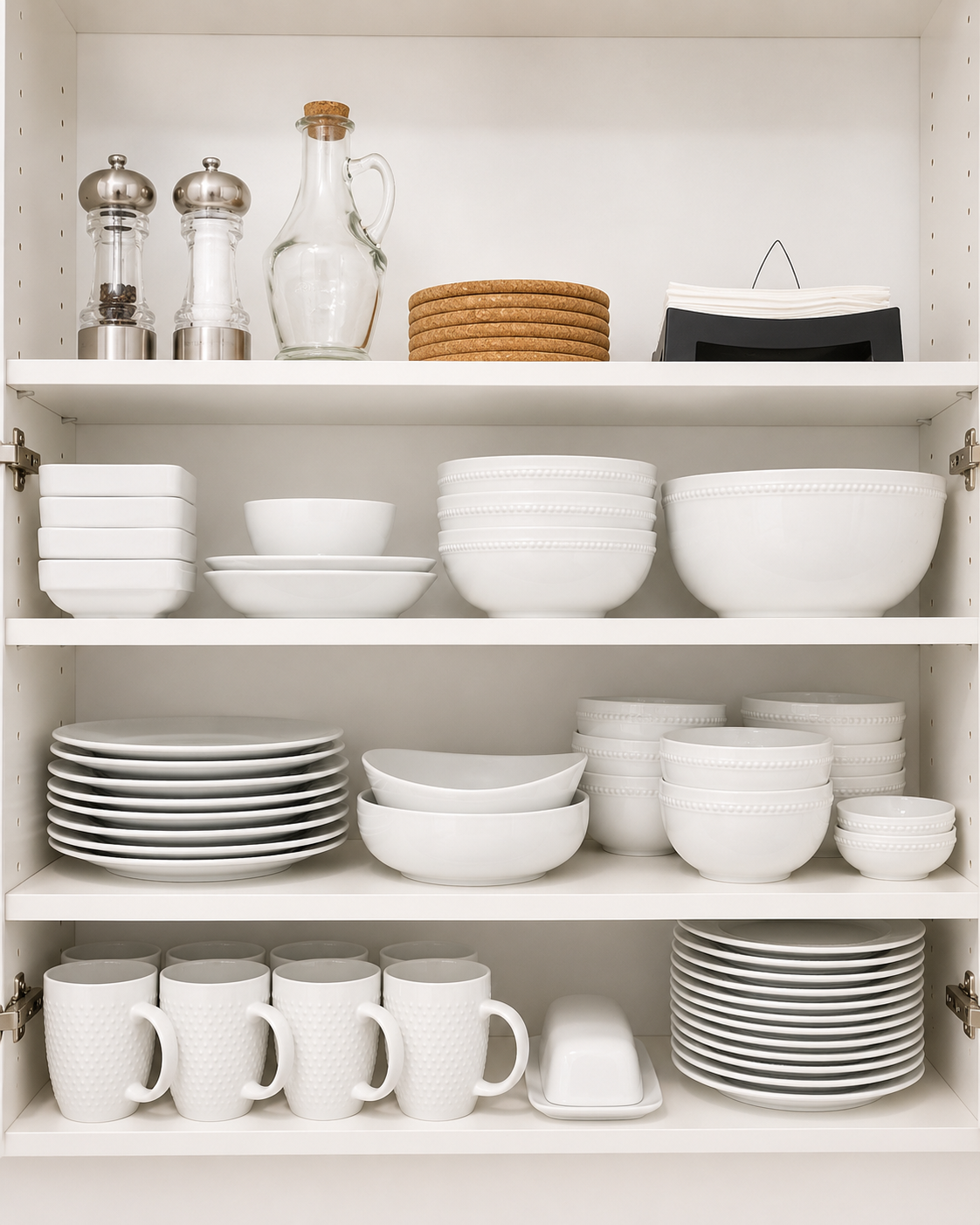 Kitchen cabinet organized by Simone Brunelli